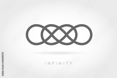 Limitless icon. Simple mathematical sign 