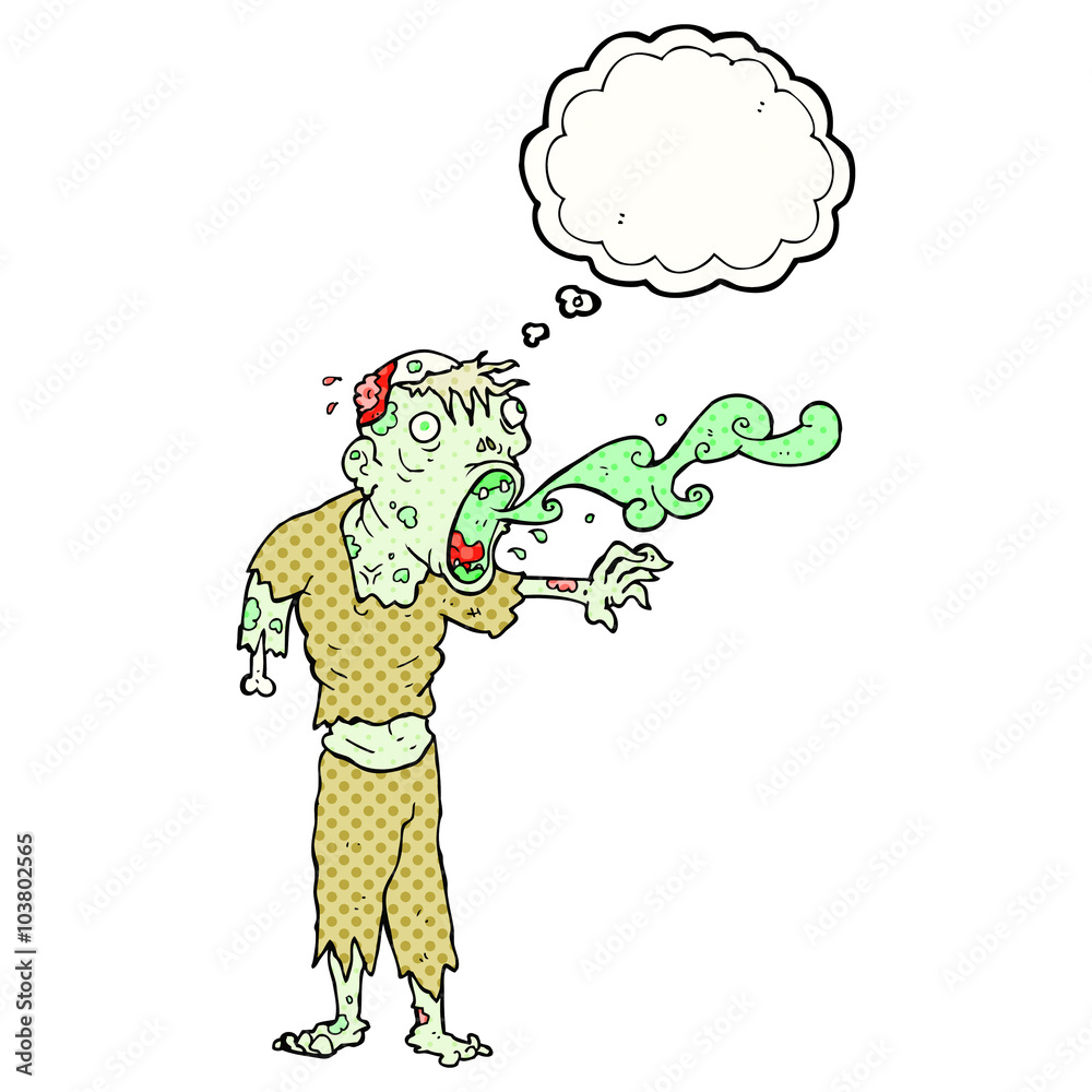 thought bubble cartoon gross zombie thought bubble cartoon gross zombie
