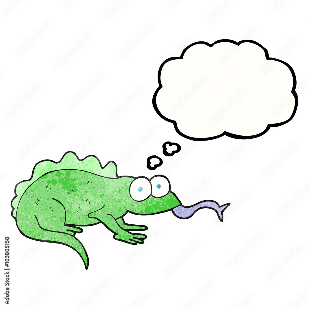 thought bubble textured cartoon lizard thought bubble textured cartoon lizard