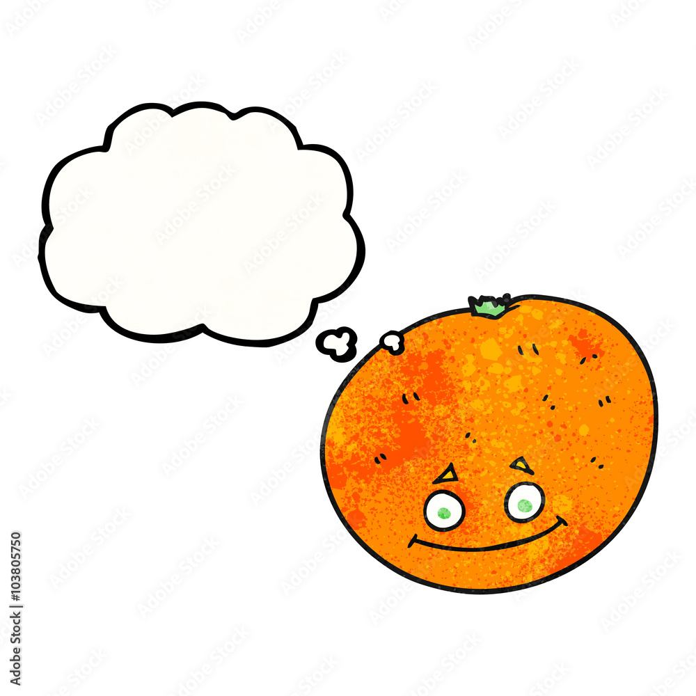 thought bubble textured cartoon orange thought bubble textured cartoon orange