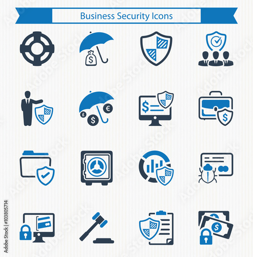 Business Security Icons