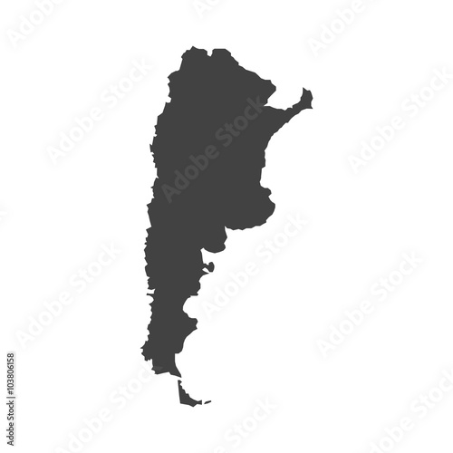 map of Argentina vector design Illustration