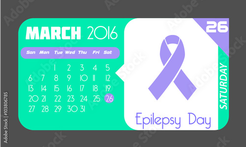 26 March  epilepsy Day