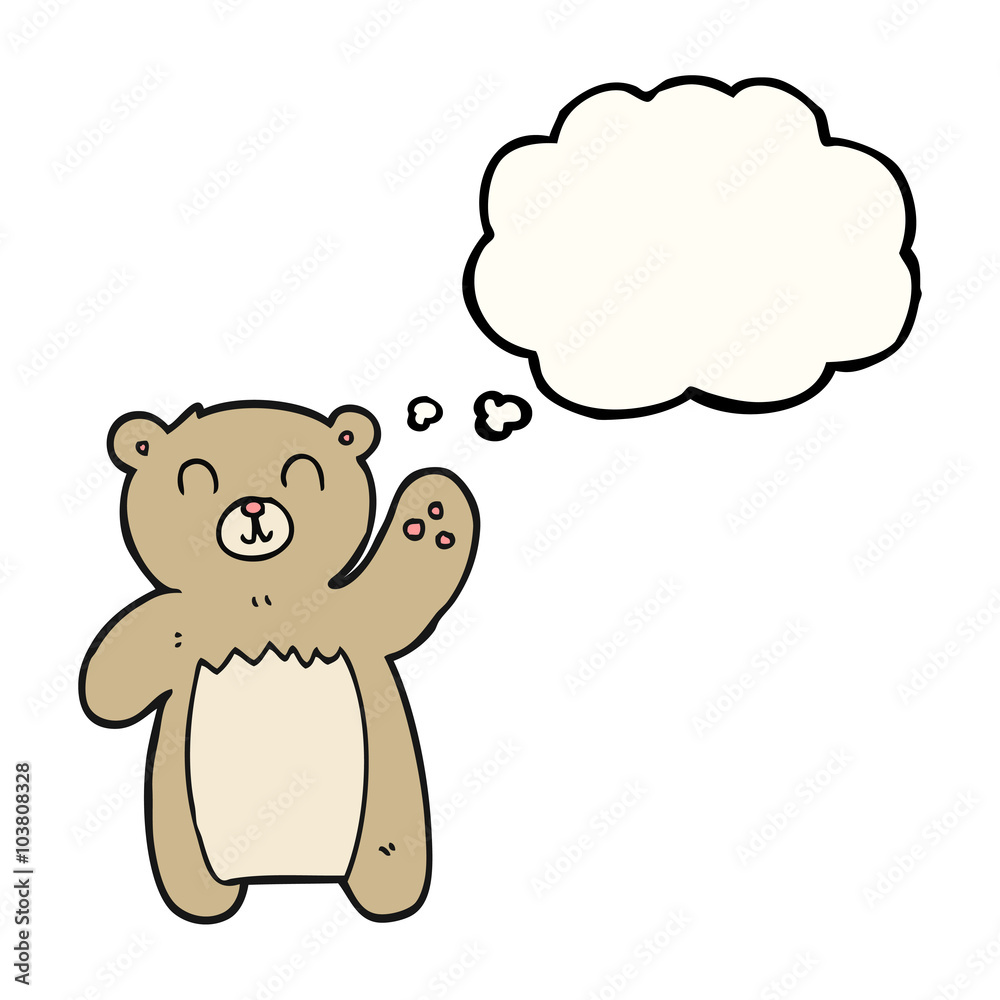 thought bubble cartoon teddy bear thought bubble cartoon teddy bear