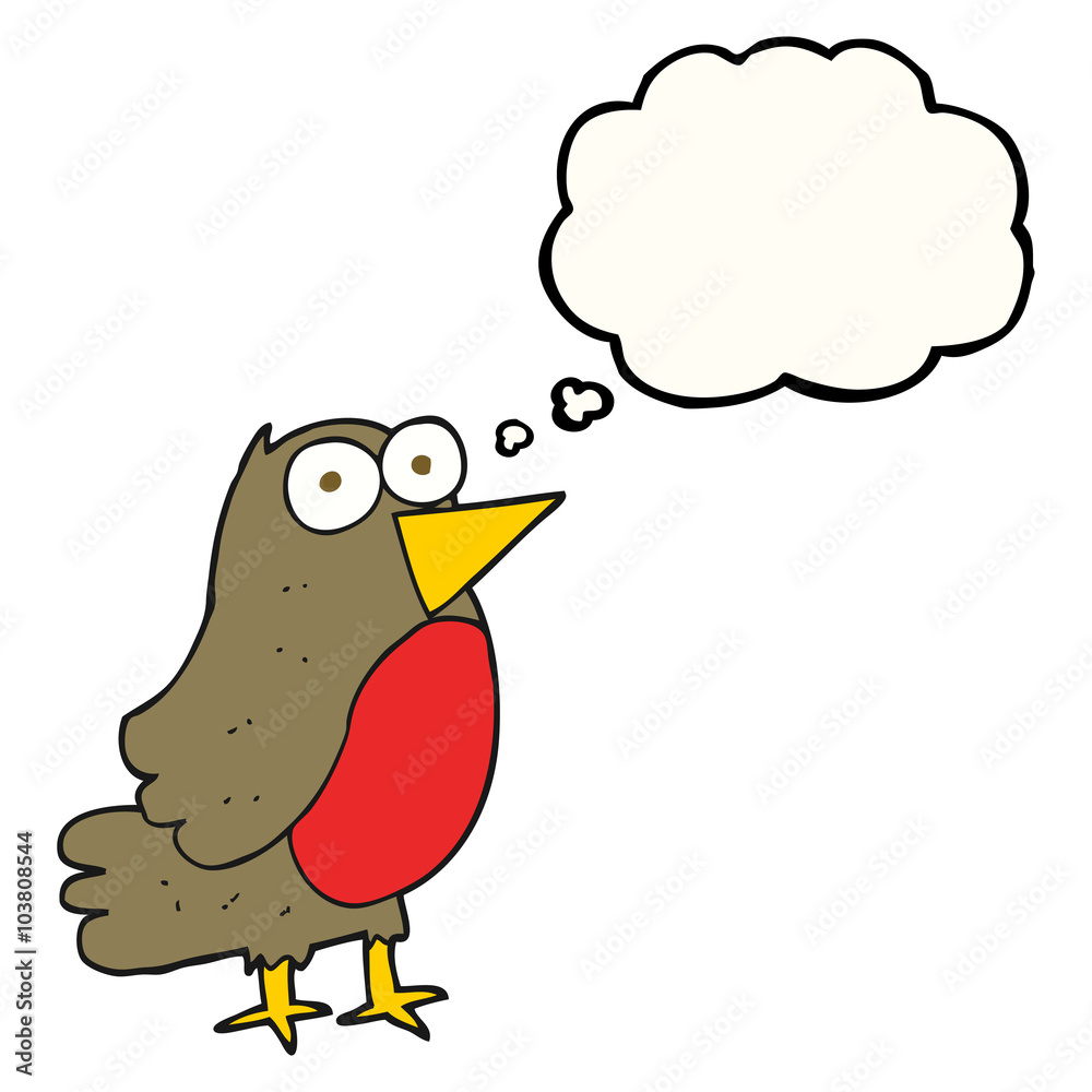 thought bubble cartoon robin thought bubble cartoon robin