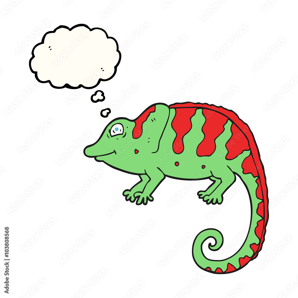 thought bubble cartoon chameleon thought bubble cartoon chameleon