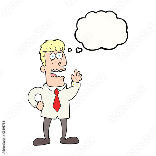 Wallpaper Mural thought bubble cartoon businessman Torontodigital.ca