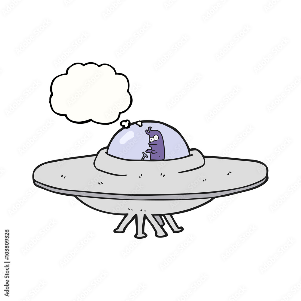thought bubble cartoon flying saucer thought bubble cartoon flying saucer