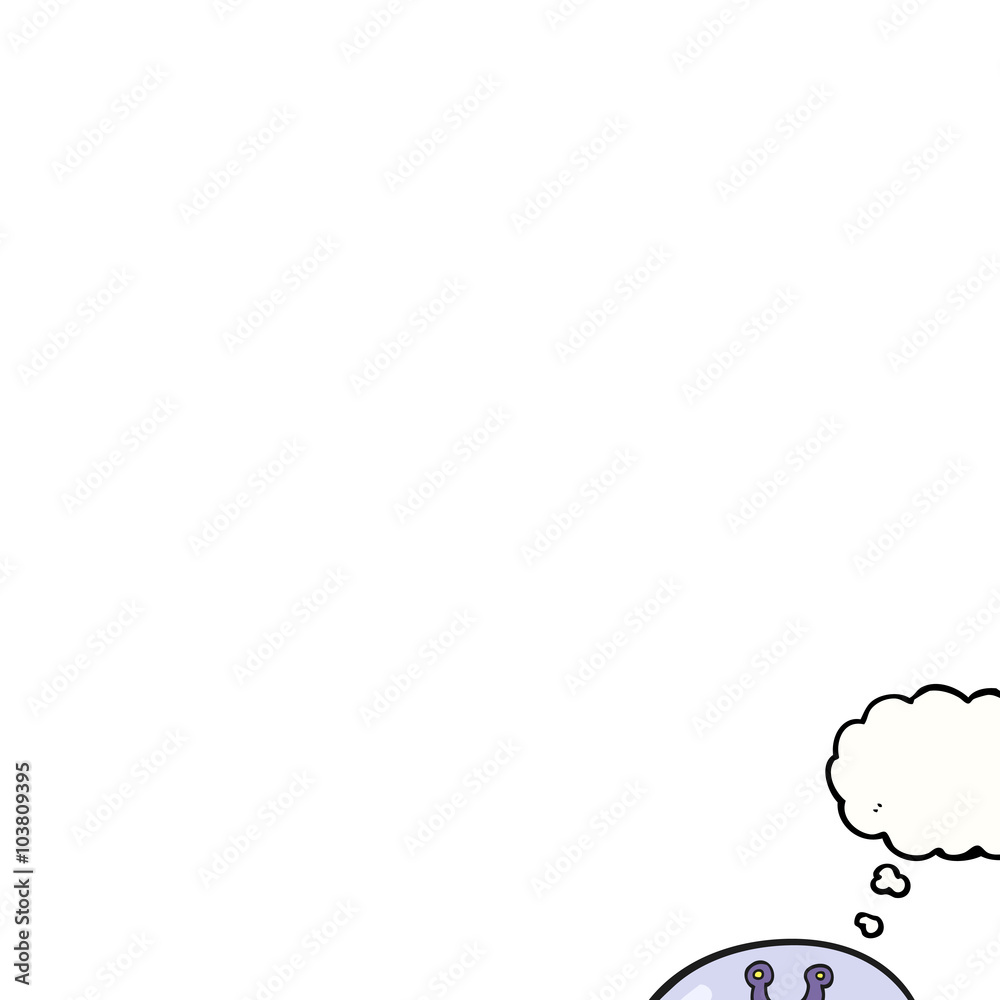 thought bubble cartoon flying saucer thought bubble cartoon flying saucer