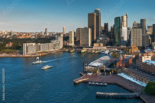 Sydney city skyline and harbour © Anton Gorlin