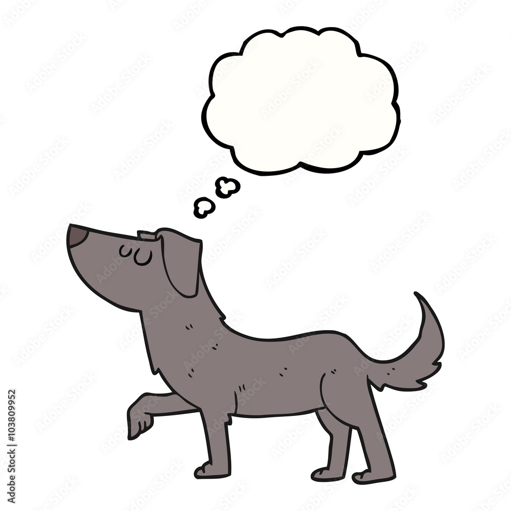 thought bubble cartoon dog thought bubble cartoon dog