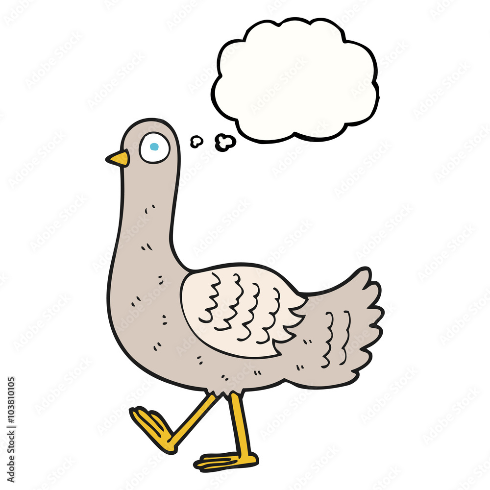 thought bubble cartoon pigeon thought bubble cartoon pigeon