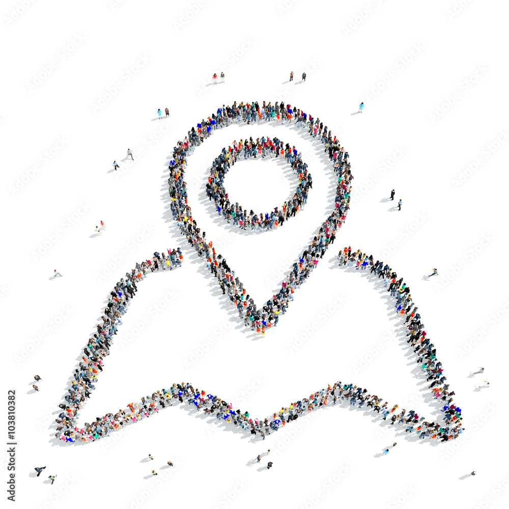 peoplee shape MAP Pointer peoplee shape MAP Pointer