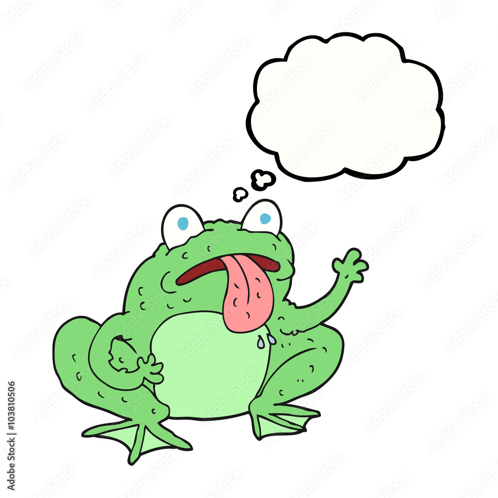 thought bubble cartoon frog thought bubble cartoon frog
