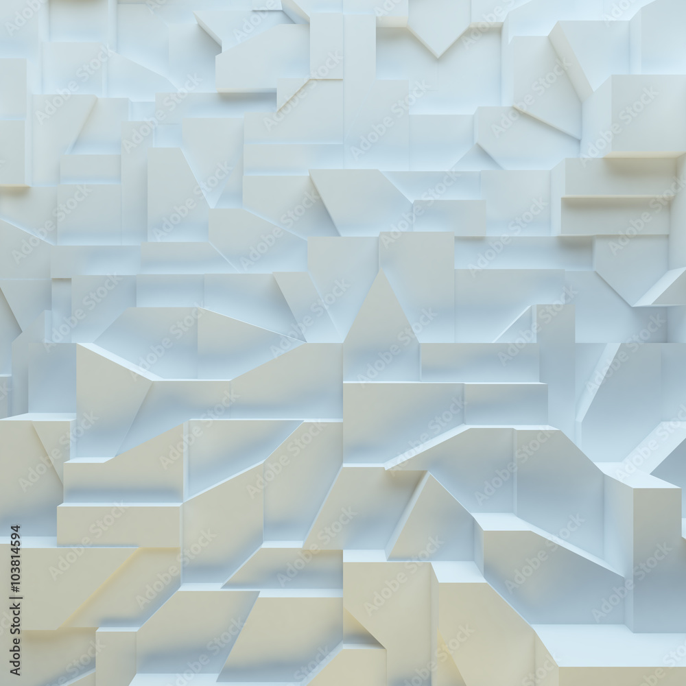 Geometric color abstract polygons, as crack wall Geometric color abstract polygons, as crack wall