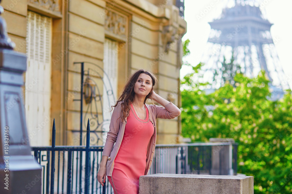 Beautiful young woman in Paris Beautiful young woman in Paris