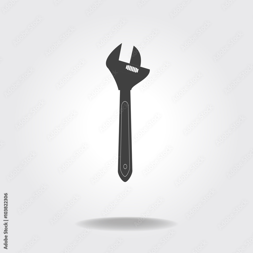 Wrench Icon, Maintenance Concept, Vector Illustration Wrench Icon, Maintenance Concept, Vector Illustration