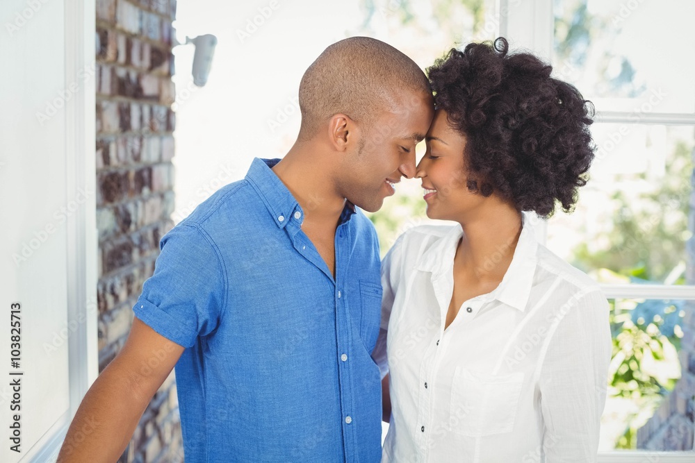 Fototapeta premium Happy couple nose to nose