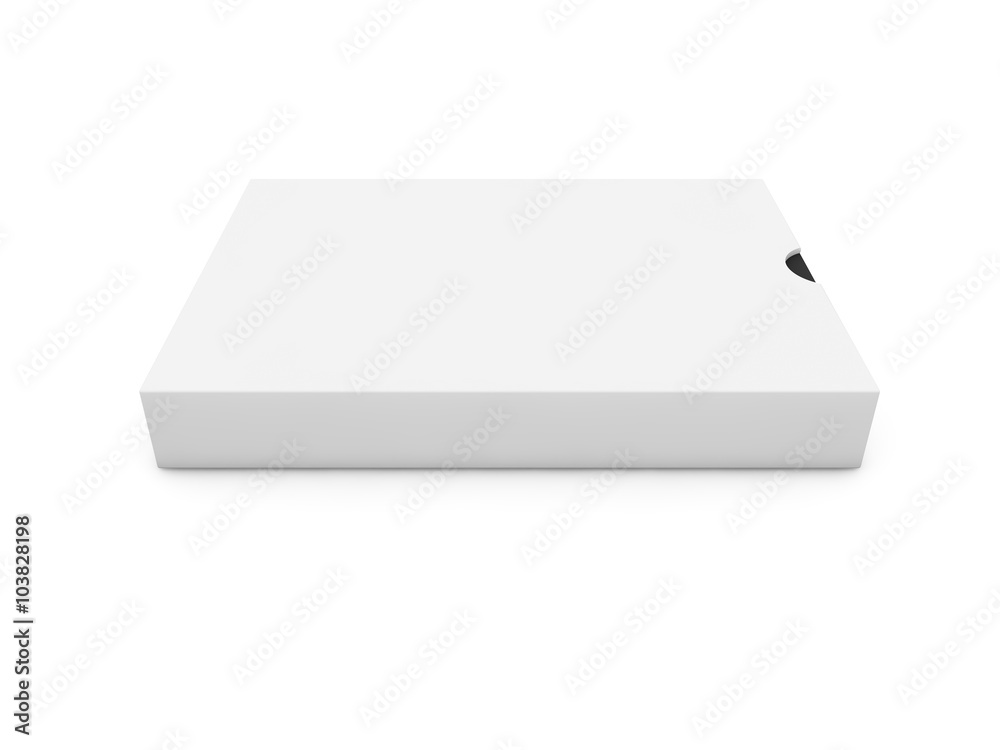 blank boxes isolated on white background