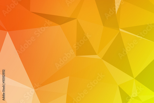 Yellow Polygons Background Image