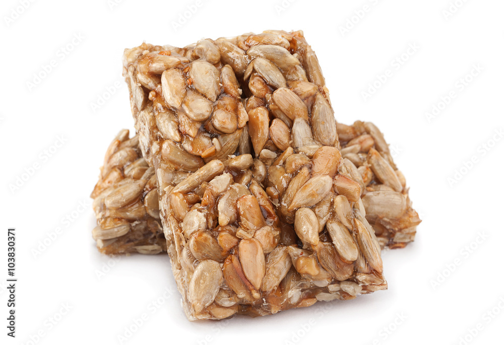 Sunflower seeds in sugar caramel Sunflower seeds in sugar caramel