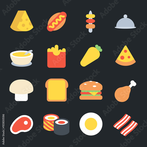 Food Flat Icons