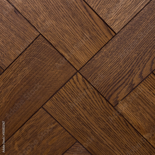 Texture - wooden floors, a rhombus pattern. Wooden doski.Temno brown 