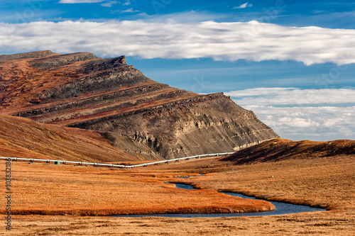 Slope Mountain and the Alaska Pipeline photo