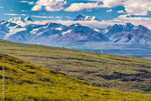 High peaks of the central Alaska Range