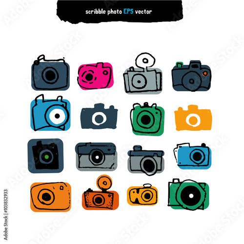 Vector Icons for Photographers set