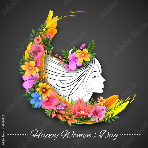 Happy Women Day greetings background