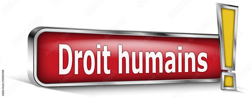 Droit au travail sur panneau rouge Droit au travail sur panneau rouge
