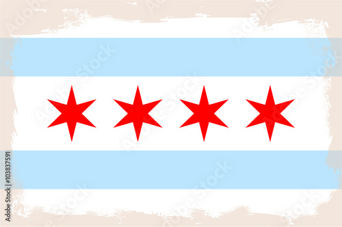 Chicago City Flag