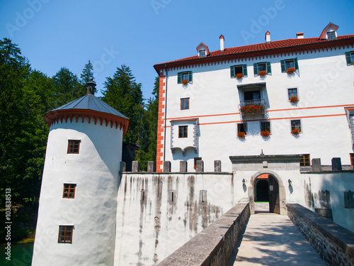 Hunting castle Sneznik in Slovenia