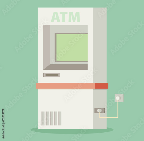 ATM machine - vector illustration