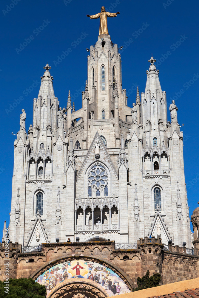The Tibidabo Basilica The Tibidabo Basilica