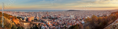 Panoramic view of Barcelona, Spain © TTstudio