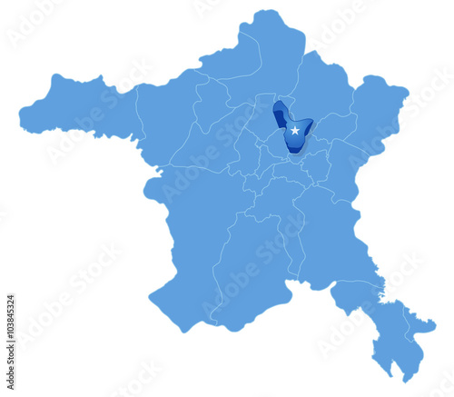 Map of Ankara - Kecioren is pulled out