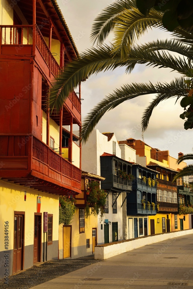 Santa Cruz de la Palma Casa de los Balcones, die Balkonhäuser, ein Weltkulturerbe