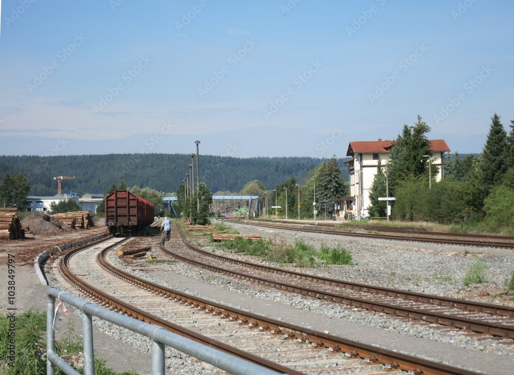 Fototapeta premium Bahnhof