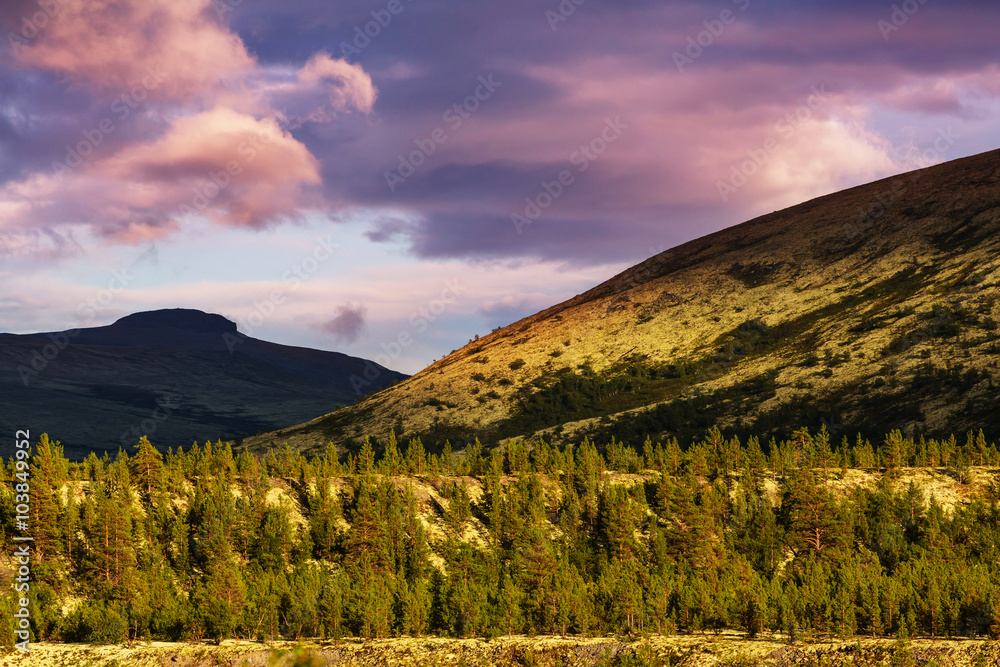Obraz premium Mountains in Norway