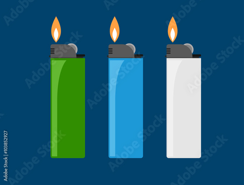 ‘igarette lighter vector illustration. Cigarette lighter icon se