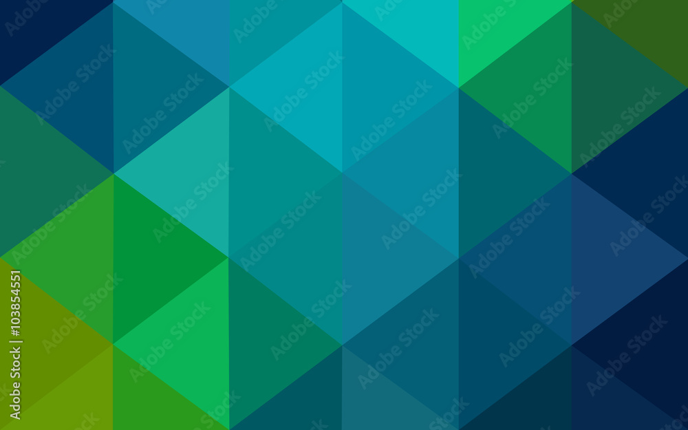 Obraz premium Multicolor dark blue, yellow, orange polygonal design pattern, which consist of triangles and gradient in origami style.
