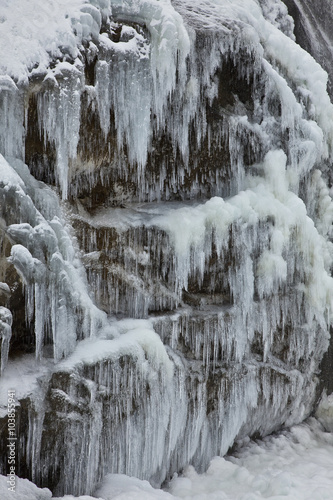 Krimmler Wasserfälle im Winter ( Detail )