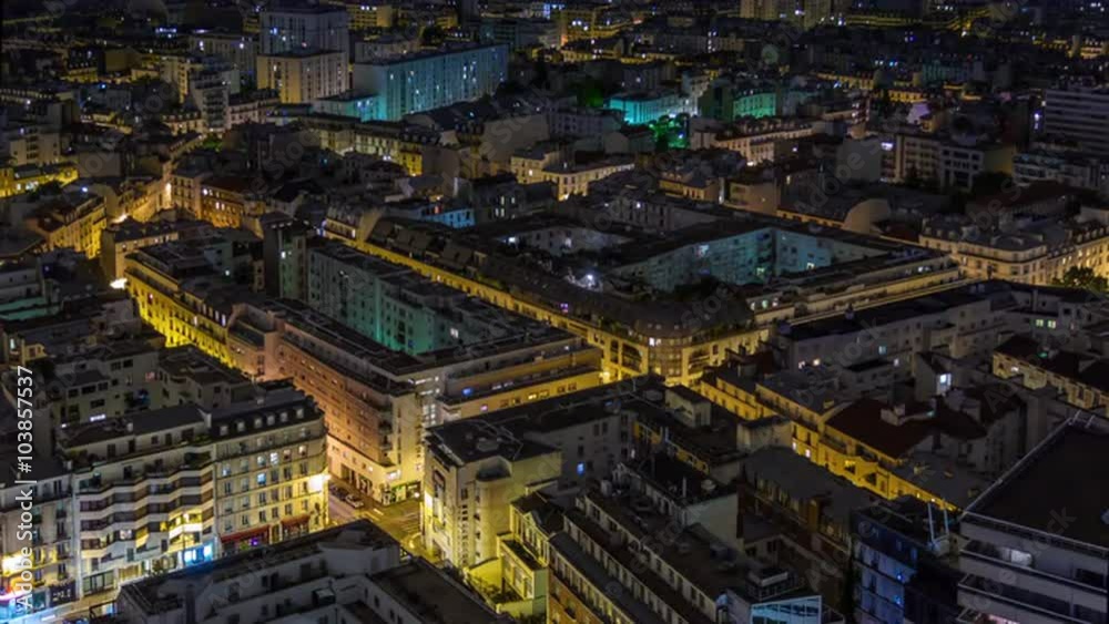 night illumination paris living block roof top panorama 4k time lapse france
night illumination paris living block roof top panorama 4k time lapse france