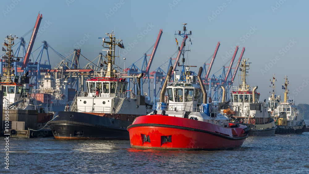 Hamburg  Hafen Schlepper
