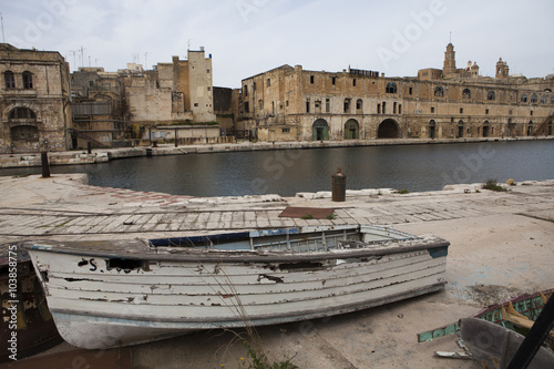 Dockyard Creek zwischen Vittoriosa und Senglea, Ort für verschiedene Filmkulissen, Vittoriosa Brigu, Malta, Europa photo