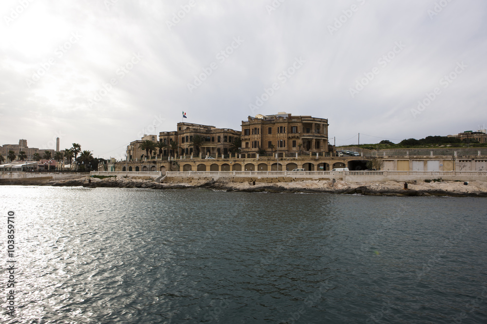 Die Italienische Botschaft am Msida Creek , Valletta, Malta, Europa