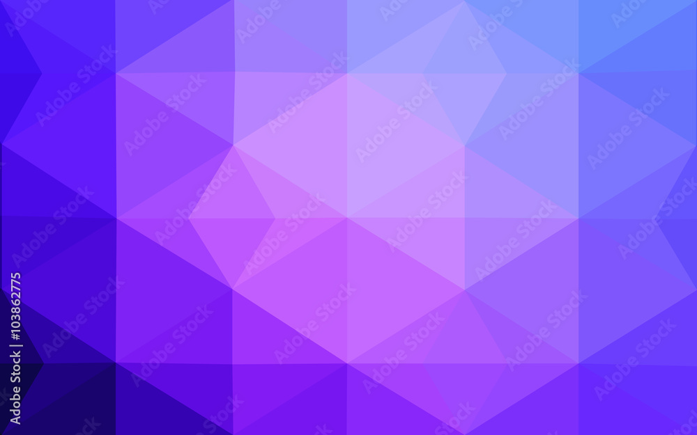 Multicolor pink, blue polygonal design pattern, which consist of triangles and gradient in origami style. Multicolor pink, blue polygonal design pattern, which consist of triangles and gradient in origami style.