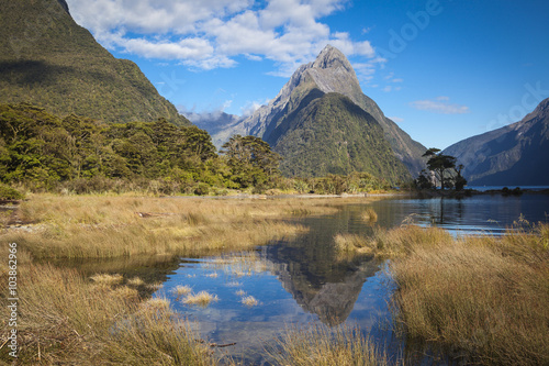 Mitre Peak im Milford Sound Neuseeland